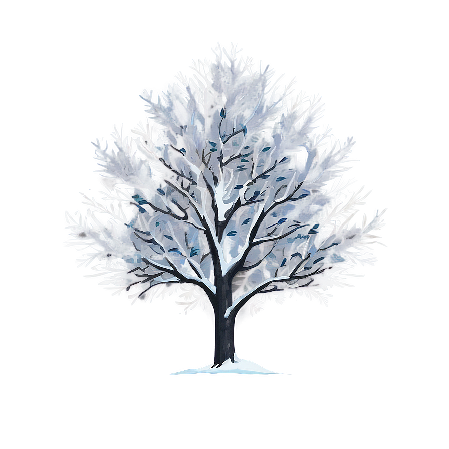 White Tree With Bright Moon Png Ixm68 PNG