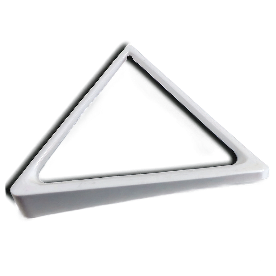 White Triangle Cutout Png 92 PNG