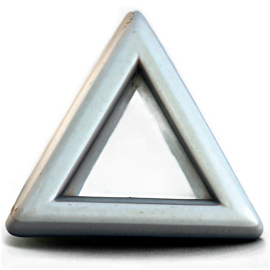 White Triangle For Graphic Design Png 80 PNG