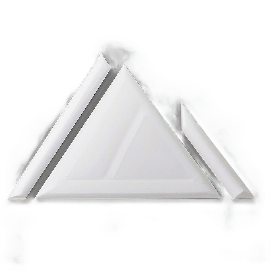 White Triangle For Web Design Png 70 PNG