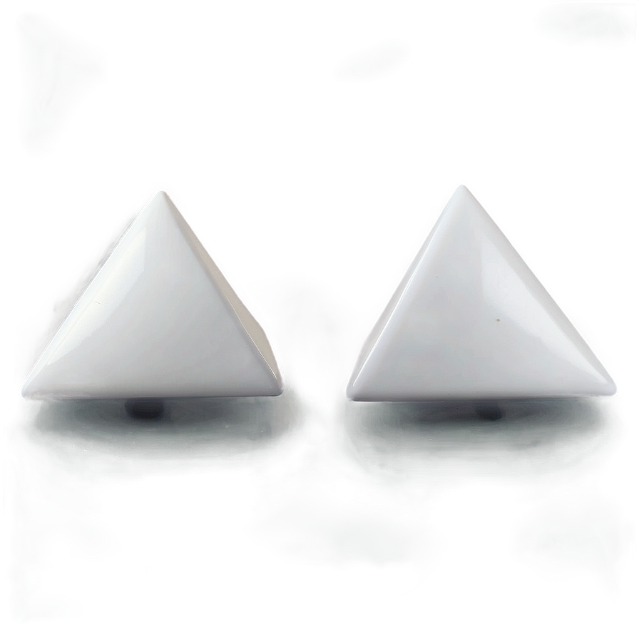 White Triangle On Transparent Background Png 06122024 PNG