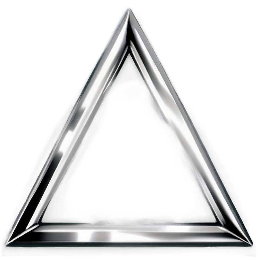 White Triangle Shape Png Gtl37 PNG