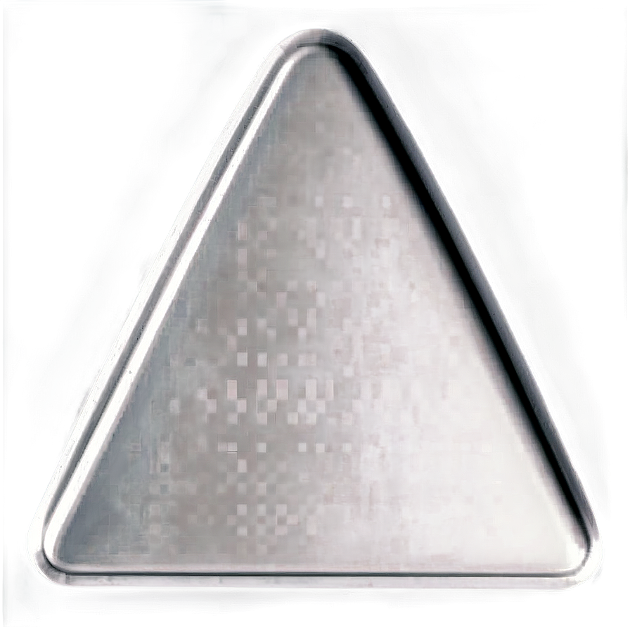 White Triangle Shape Png Qsb44 PNG