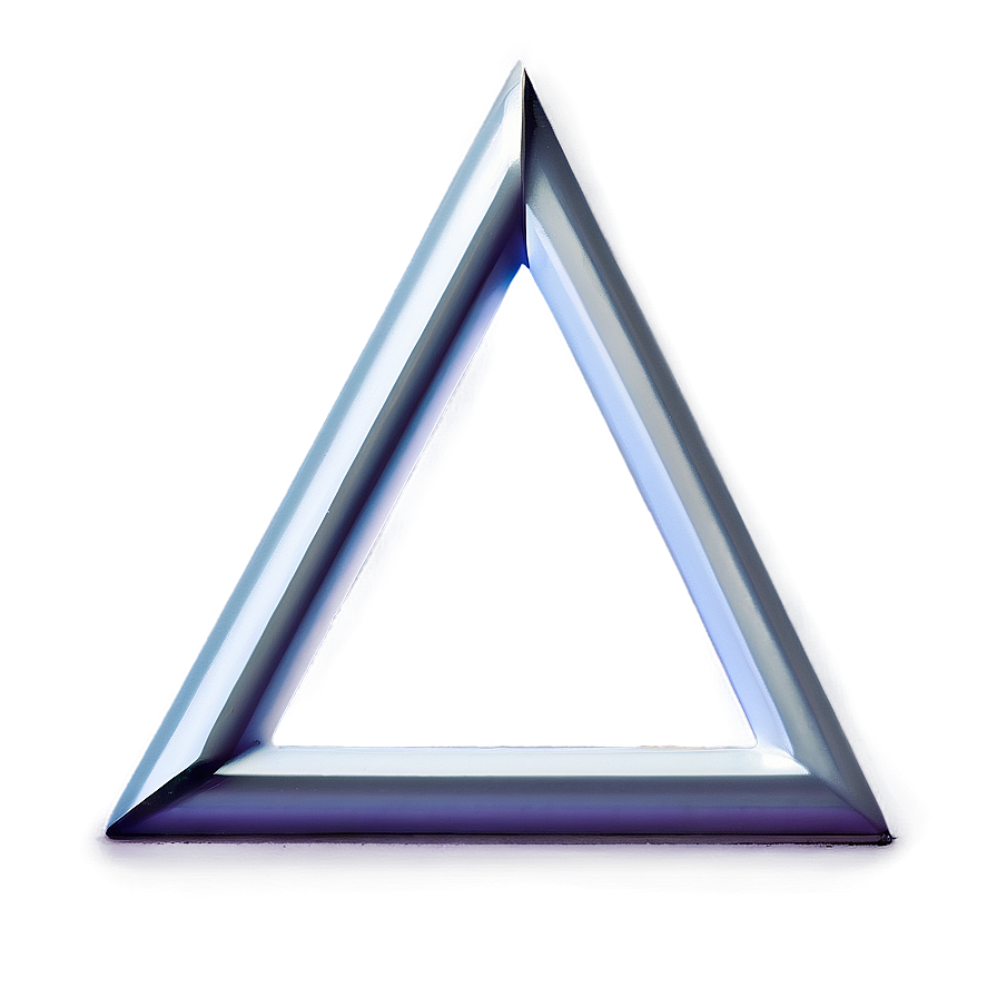 White Triangle Symbol Png Dwu PNG