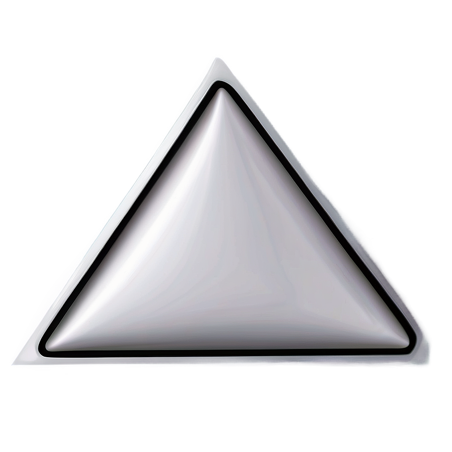 White Triangle Vector Png 18 PNG