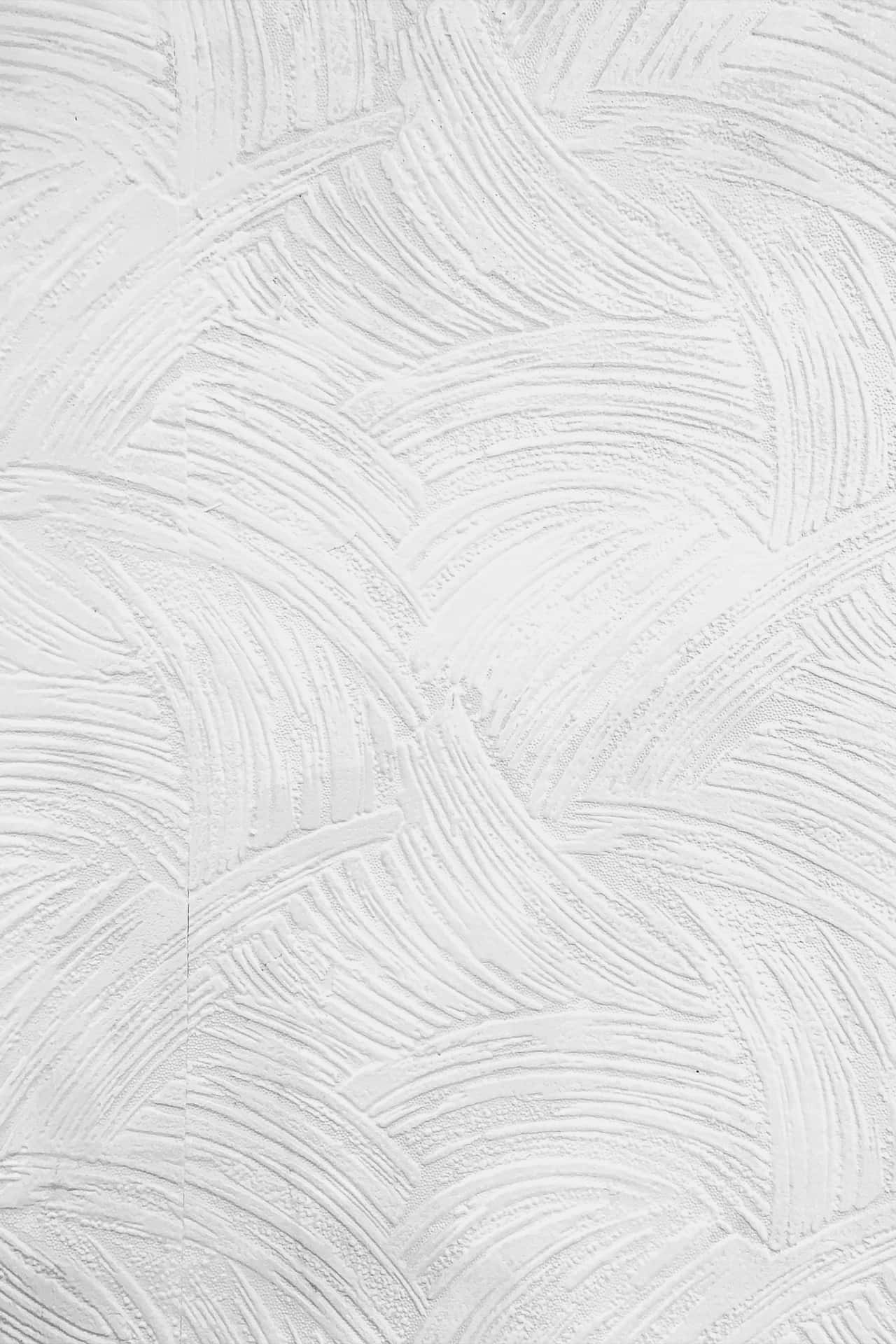 White Wall Background With Curved Line Patterns