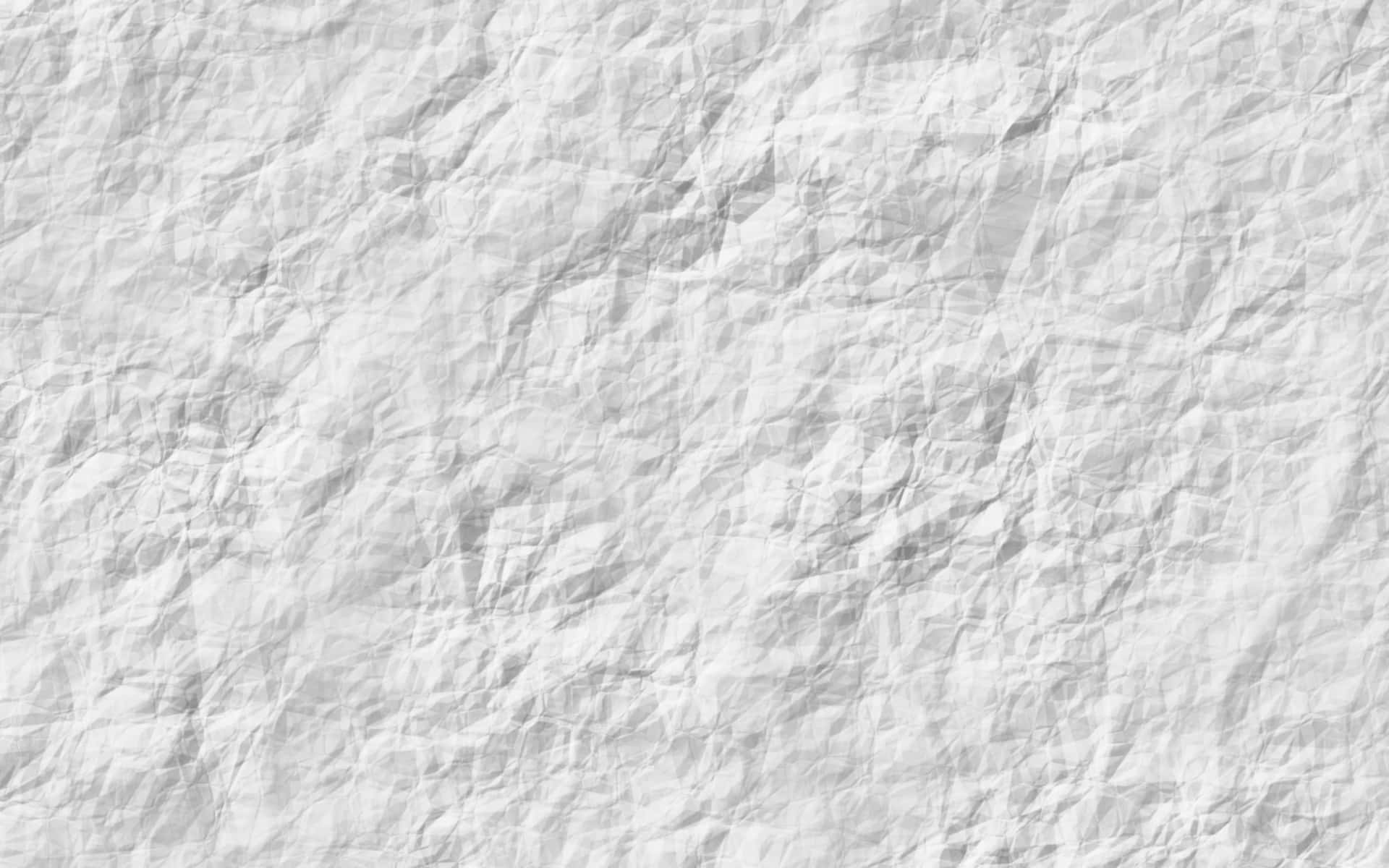 White Wall Background With Crumpled Paper Texture