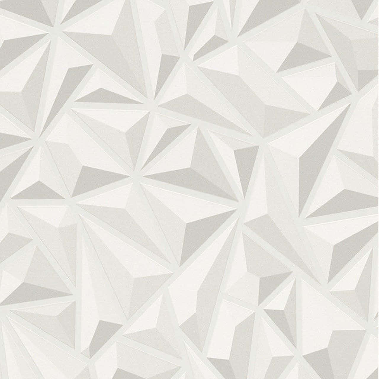 White Wall Background With Geometric Patterns