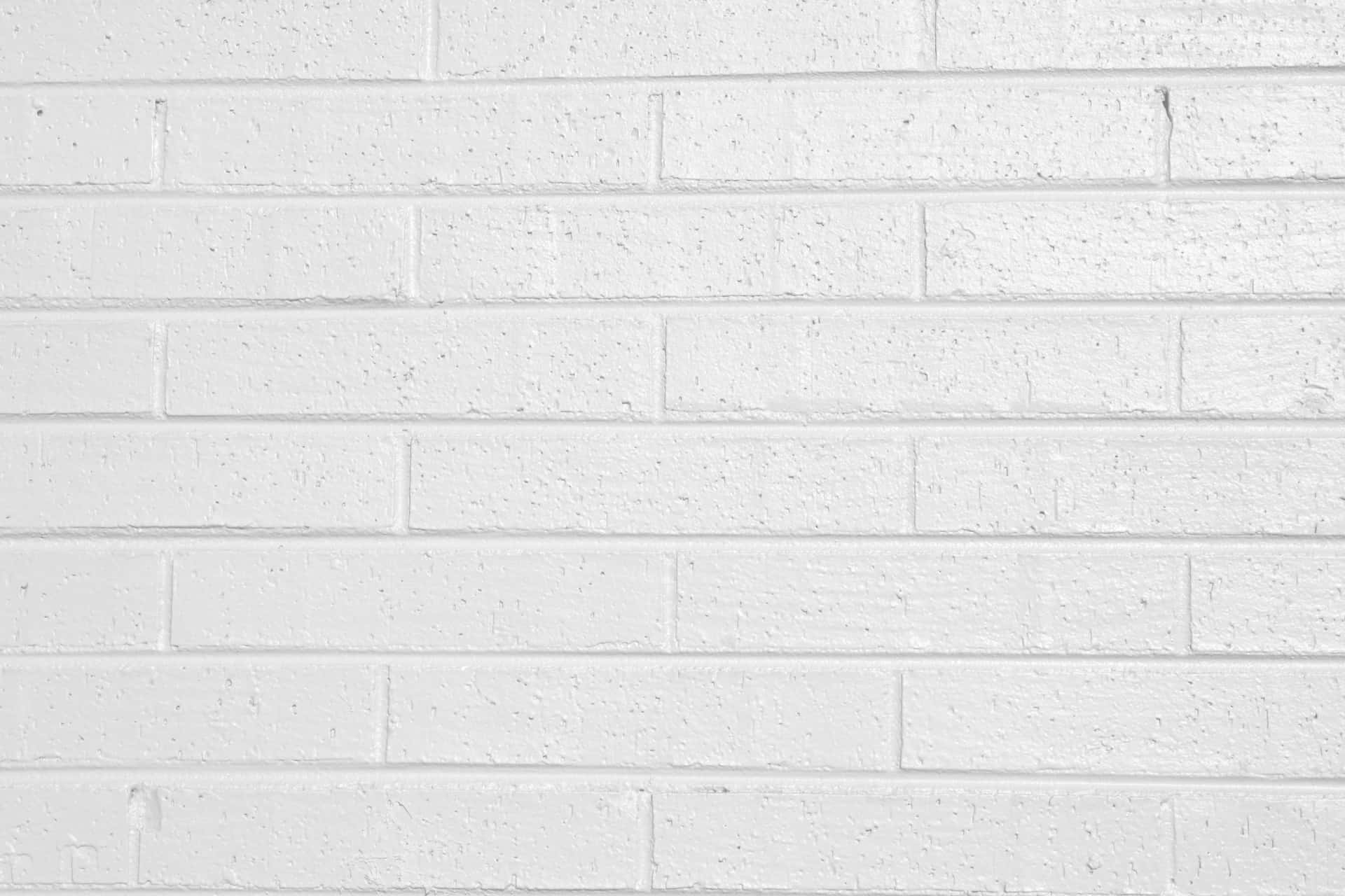 White Brick Wall In Running Bond Pattern Picture