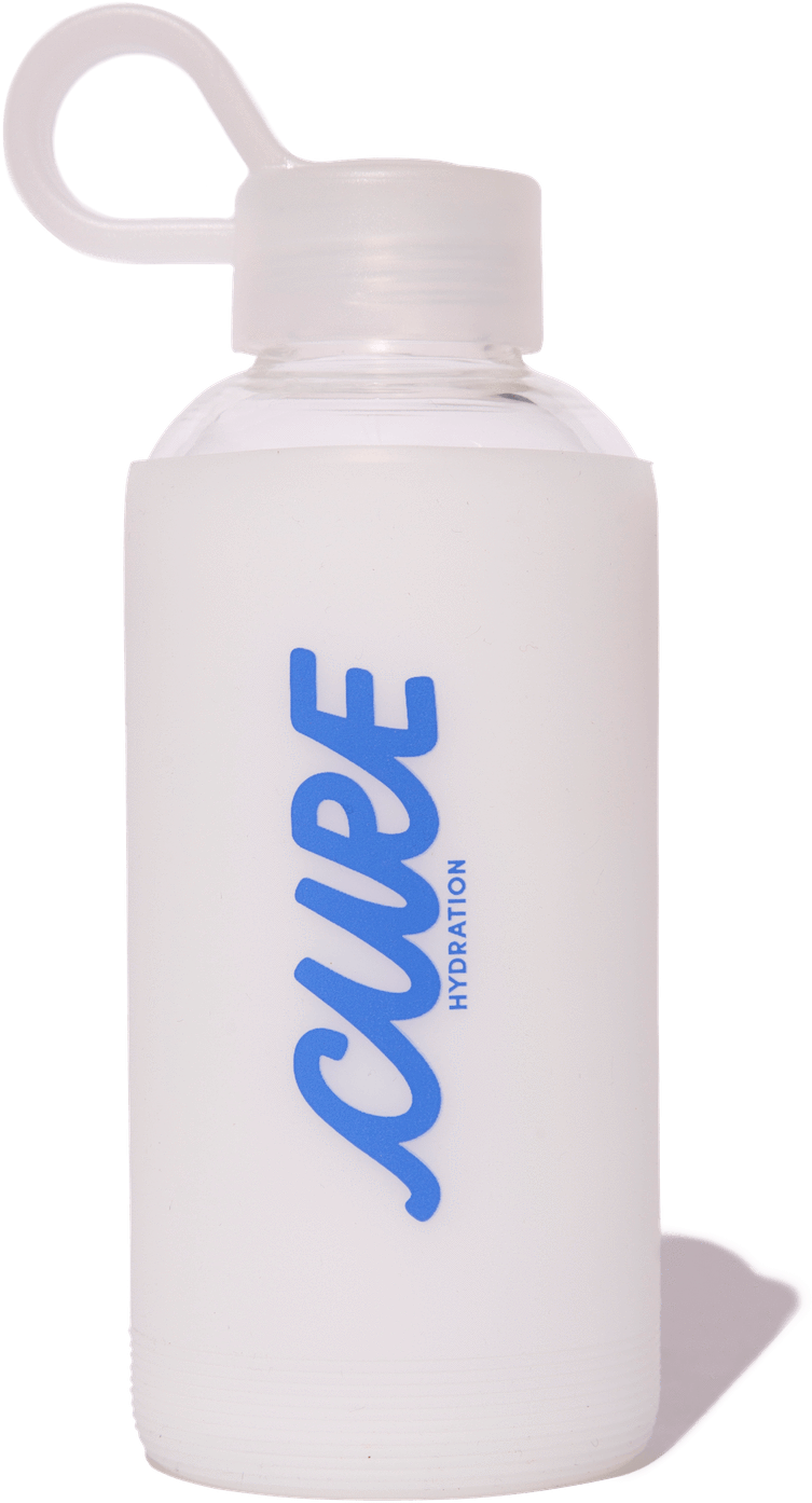 White Water Bottle C U V E E Branding PNG