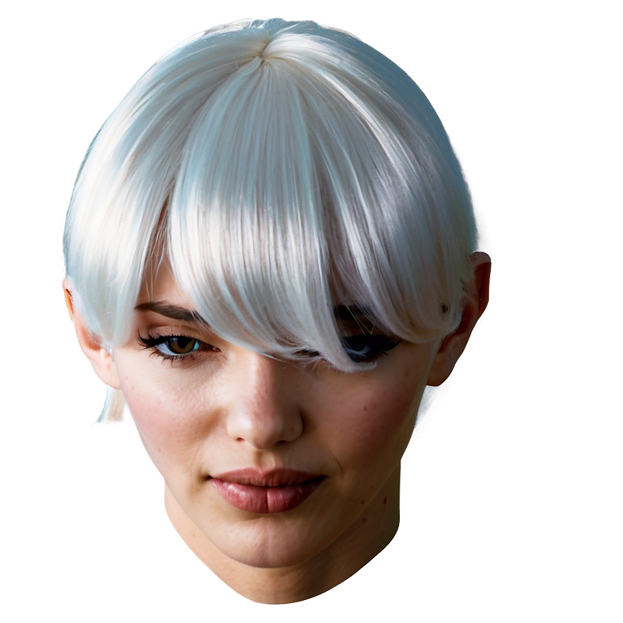 White Wig Png Dfi PNG