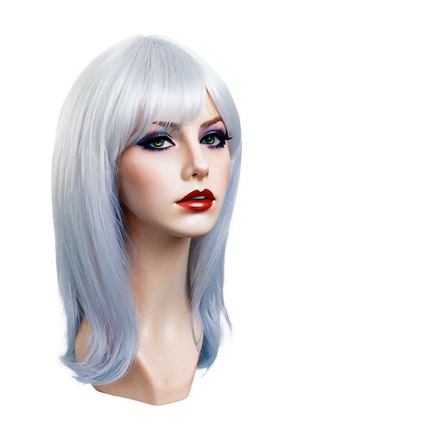 White Wig Png Rse31 PNG