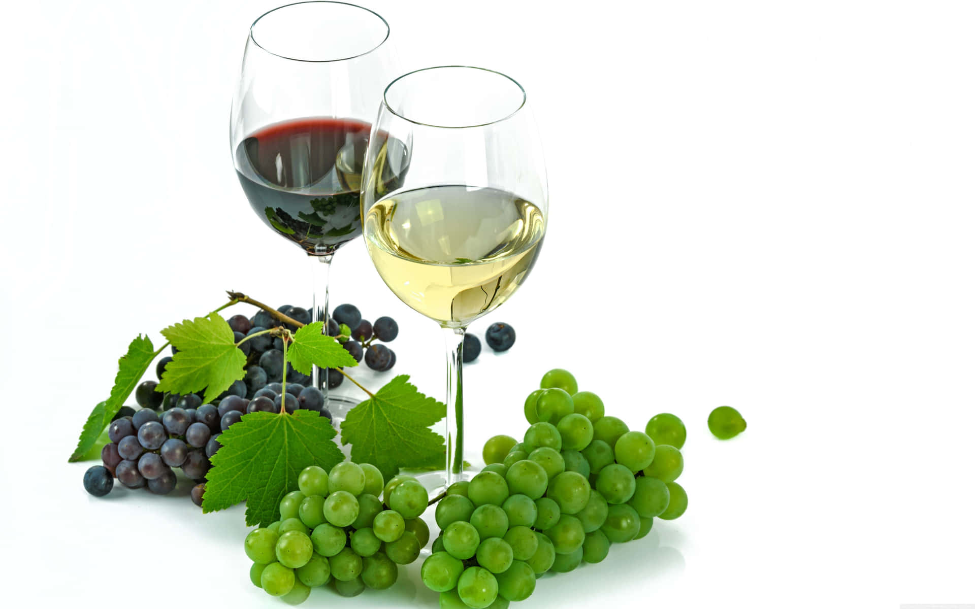 Enjoy A Glass Of White Wine On A Warm Summer Evening Wallpaper