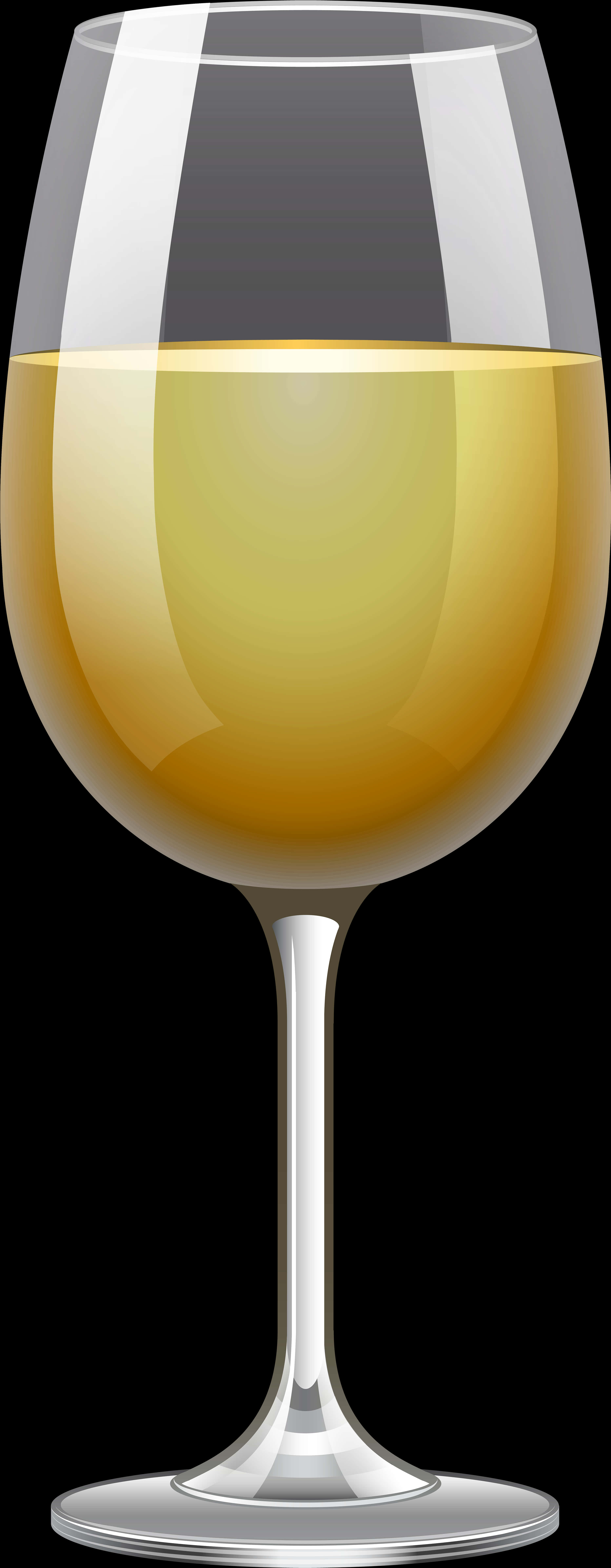 White Wine Glass Vector Illustration.jpg PNG