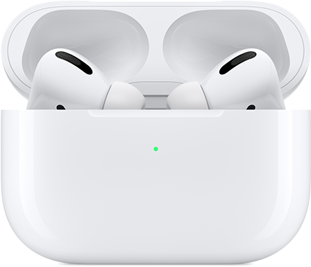 White Wireless Earbudsin Charging Case PNG