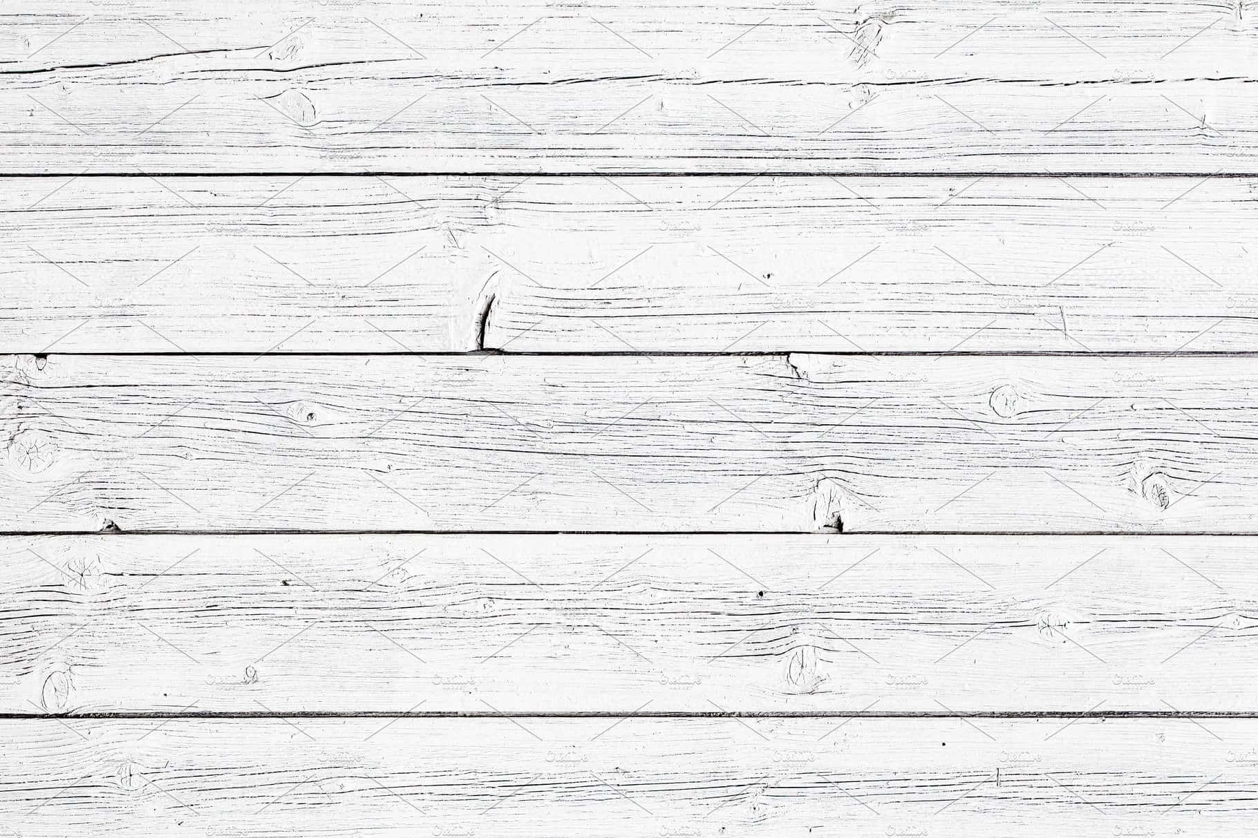 Bright White Wooden Texture Background