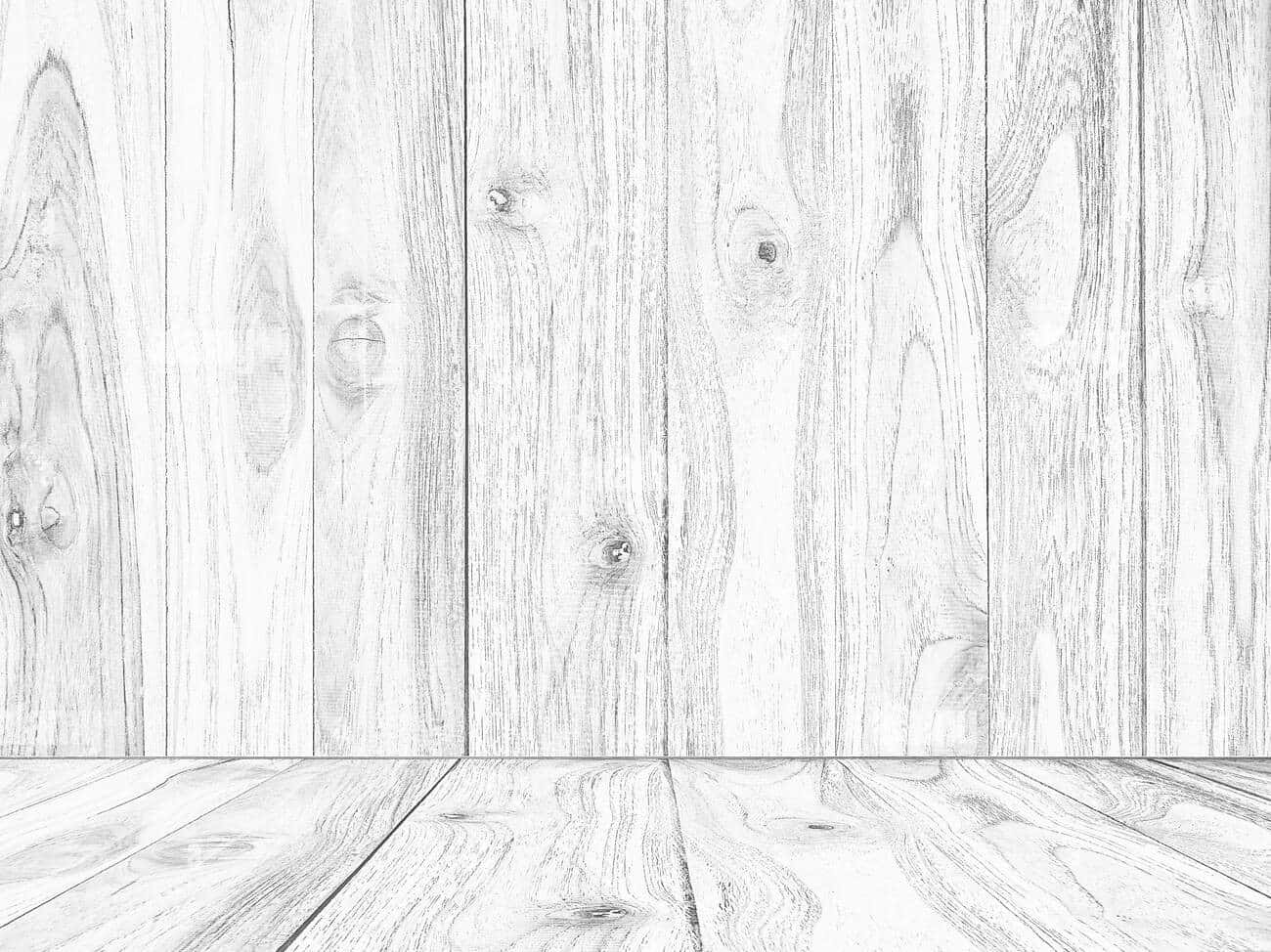 Wall In White Wood Background