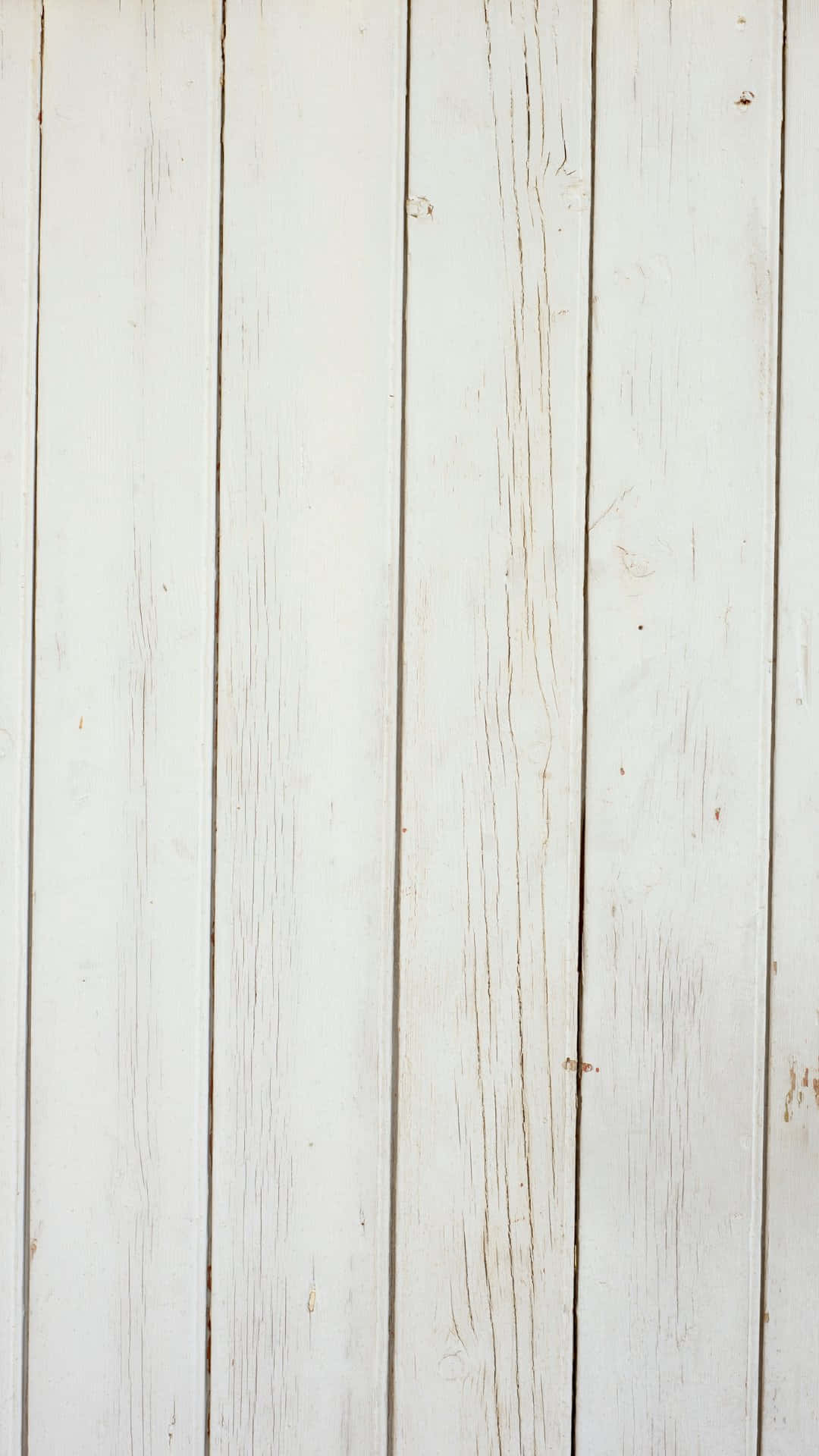 White Wooden Planks Texture Wallpaper