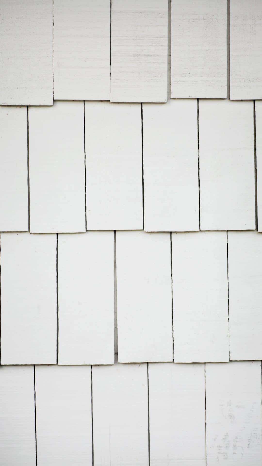 White Wooden Shingles Texture Wallpaper