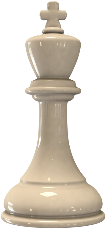 White_ Chess_ King_ Piece PNG