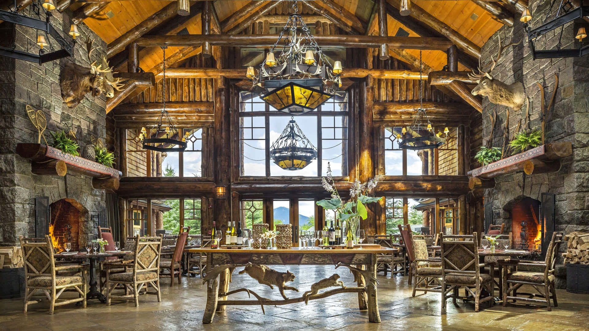 Whiteface Lodge In Lake Placid New York Wallpaper