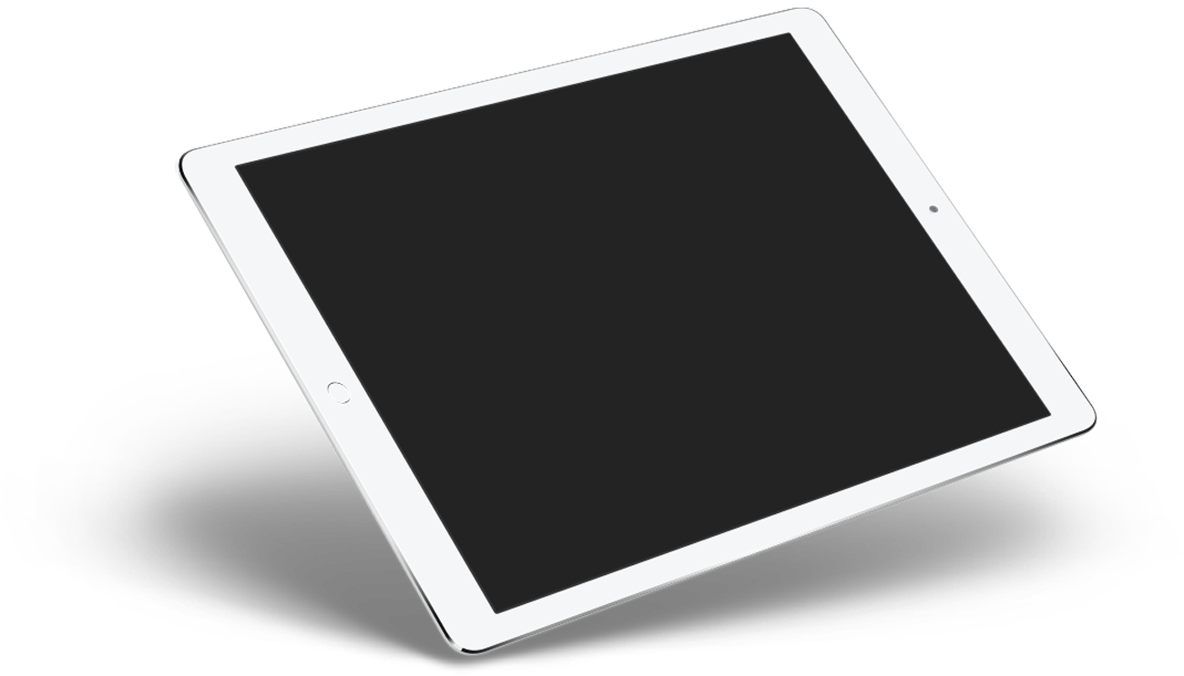 Whitei Pad Levitating Angle View PNG