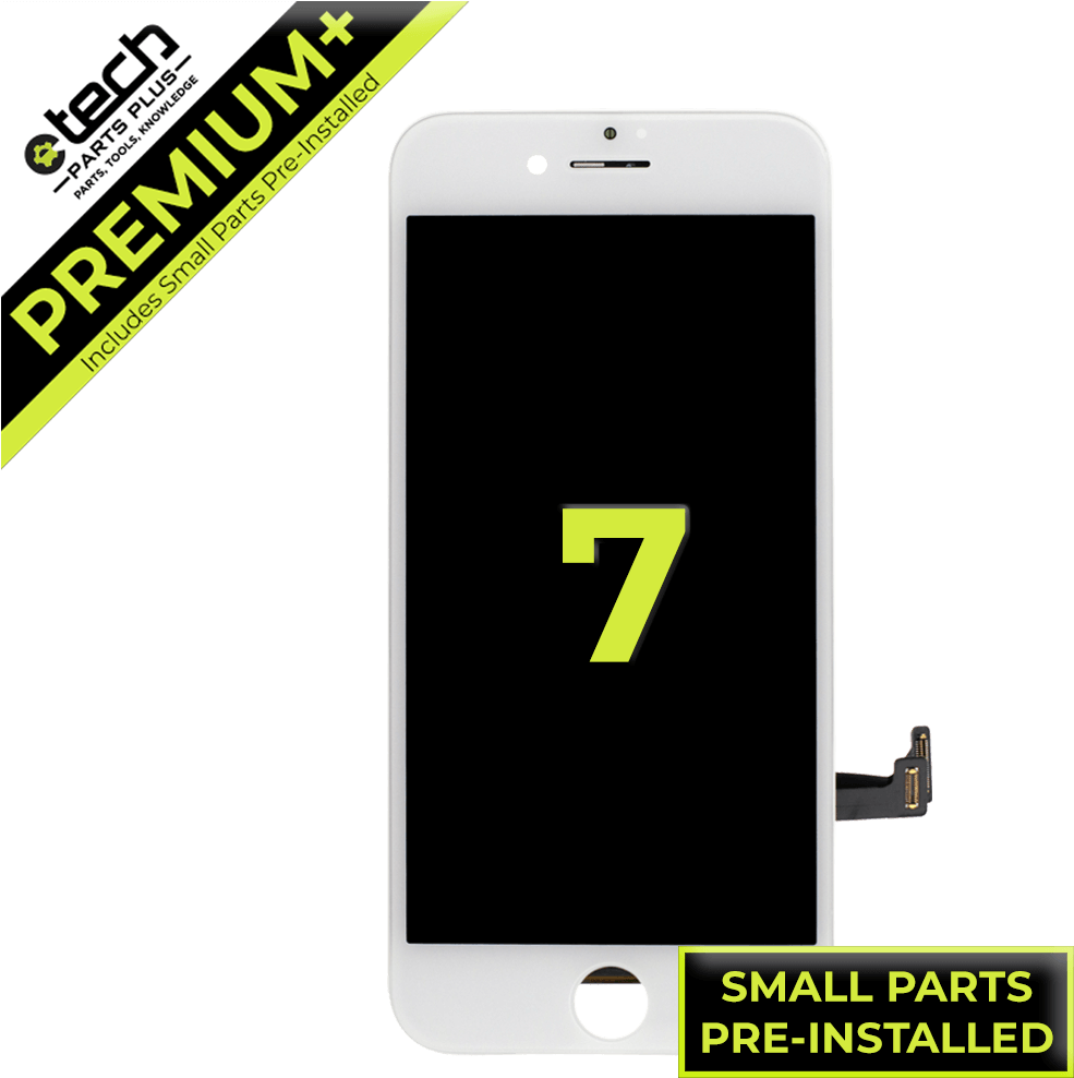 Whitei Phone7 Replacement Screenwith Small Parts PNG