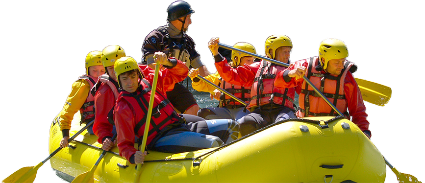 Whitewater Rafting Adventure PNG