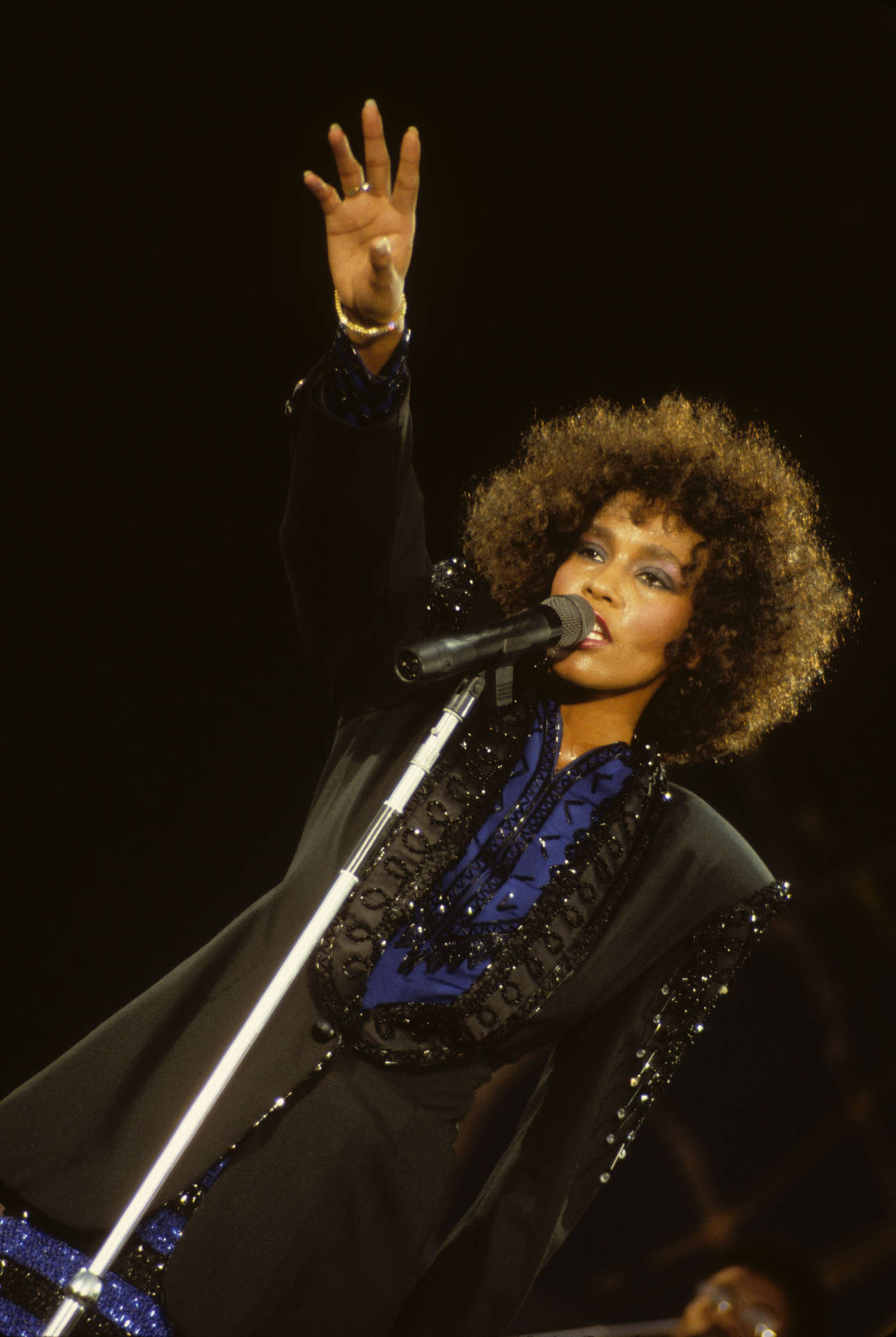 Whitney Houston In Afro