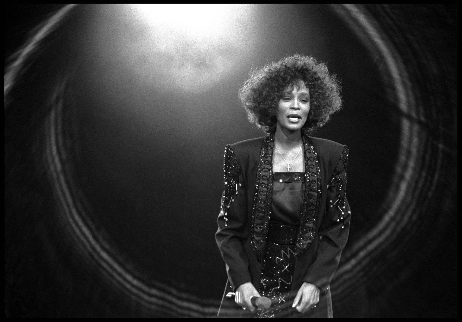 Whitney Houston In Black Blazer