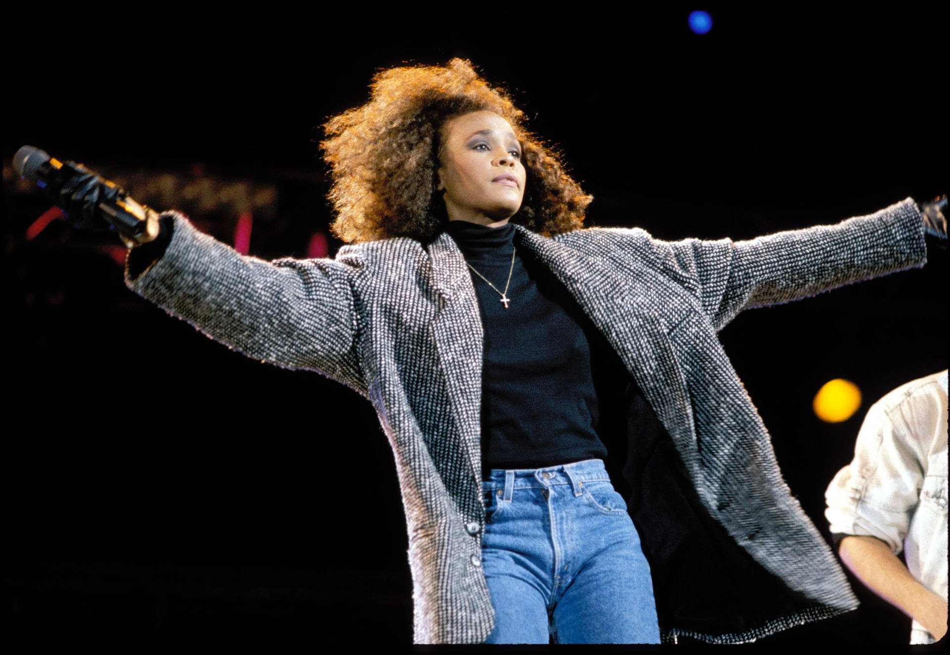 Whitney Houston In Casual Outfit