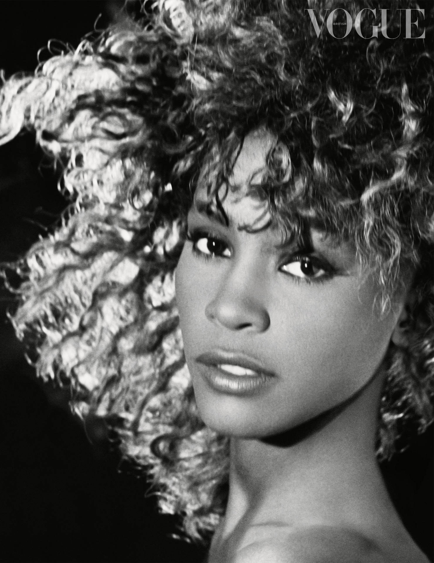 Whitney Houston In Vogue Background