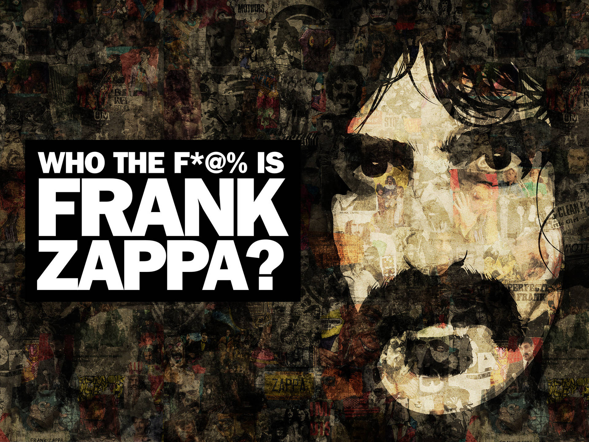 Vem Är Frank Zappa Wallpaper
