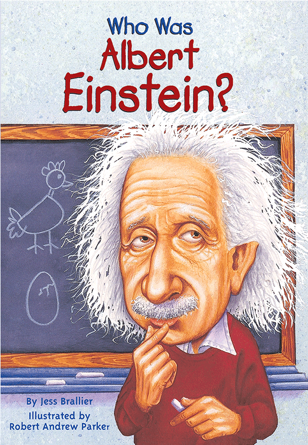 Who Was Albert Einstein Book Cover PNG