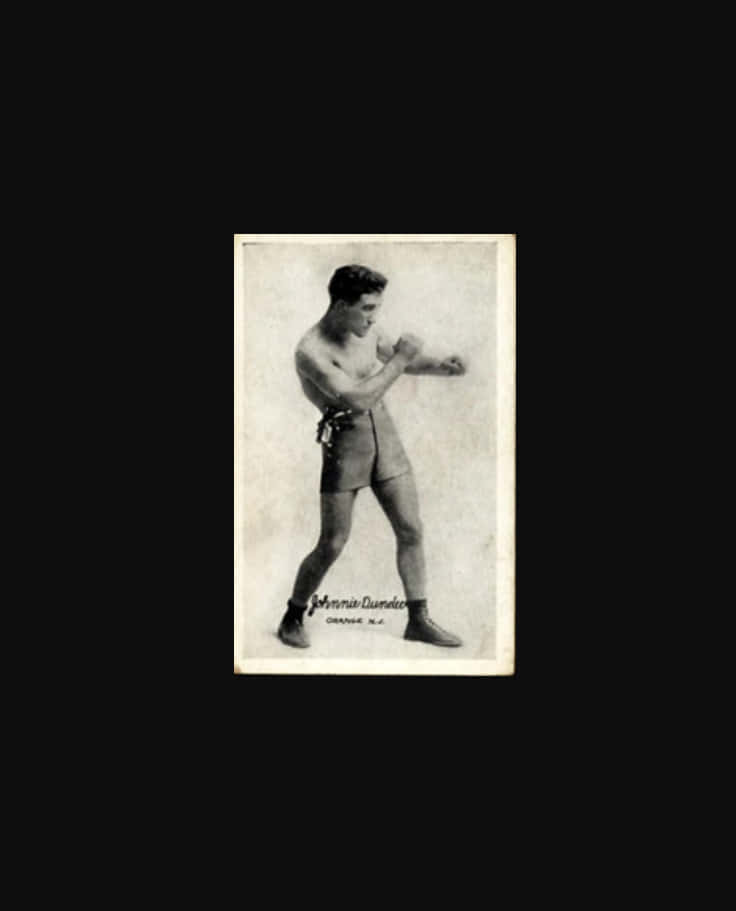 Whole-body Southpaw Stance Photo Of Johnny Dundee Wallpaper