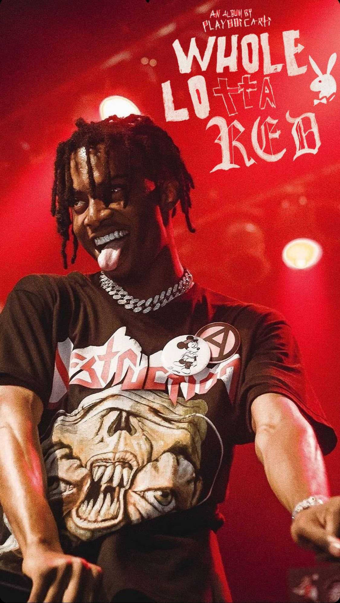 Carti Aesthetic Whole Lotta Red Phone Wallpaper