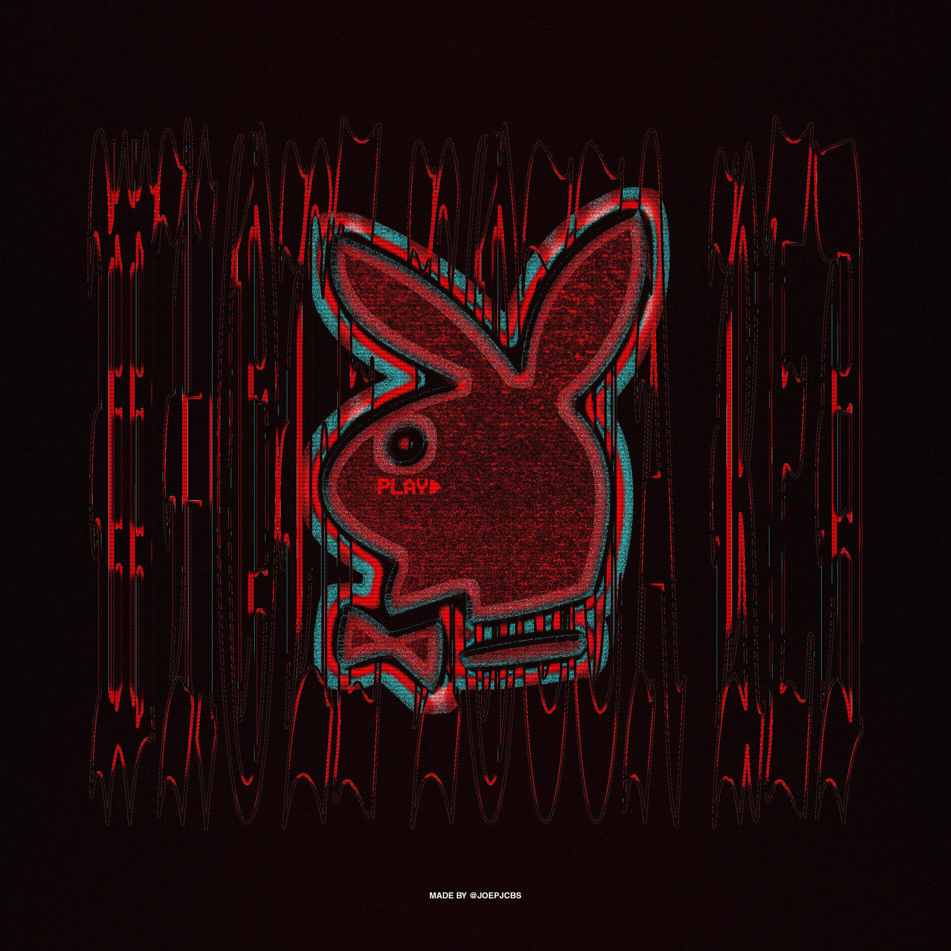 Whole Lotta Red Playboy Sign Wallpaper