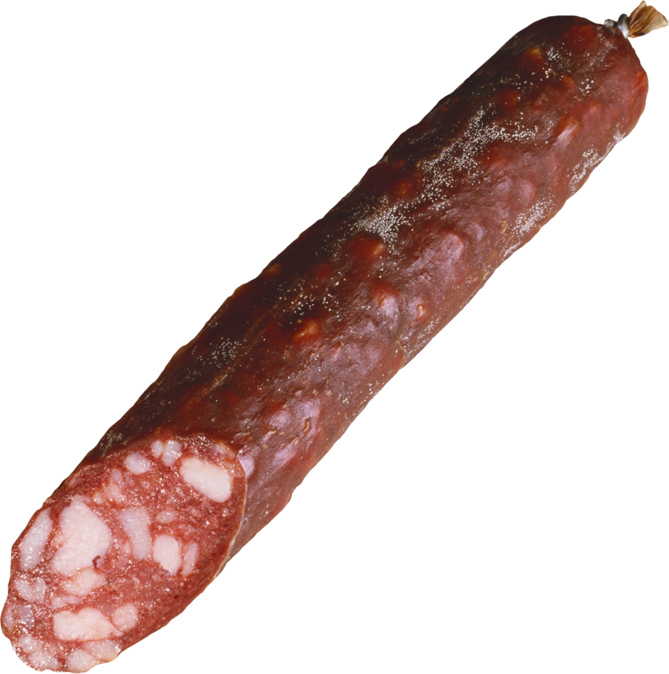 Whole Salami Sausage PNG