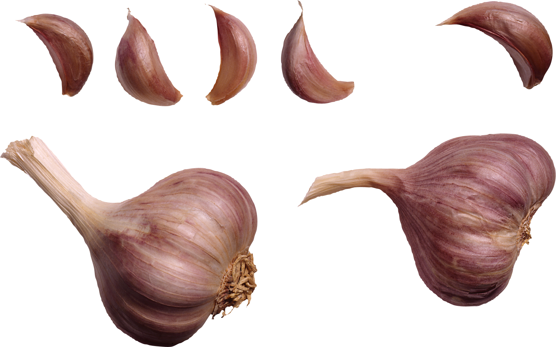 Wholeand Cloves Garlic Transparent Background PNG