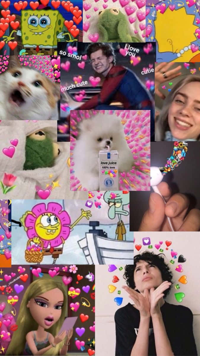 Wholesome_ Meme_ Collage Wallpaper