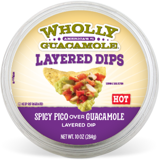 Wholly Guacamole Spicy Layered Dip PNG