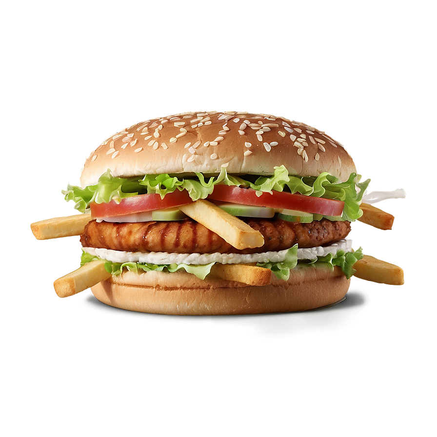 Whopper With Fries Png 32 PNG