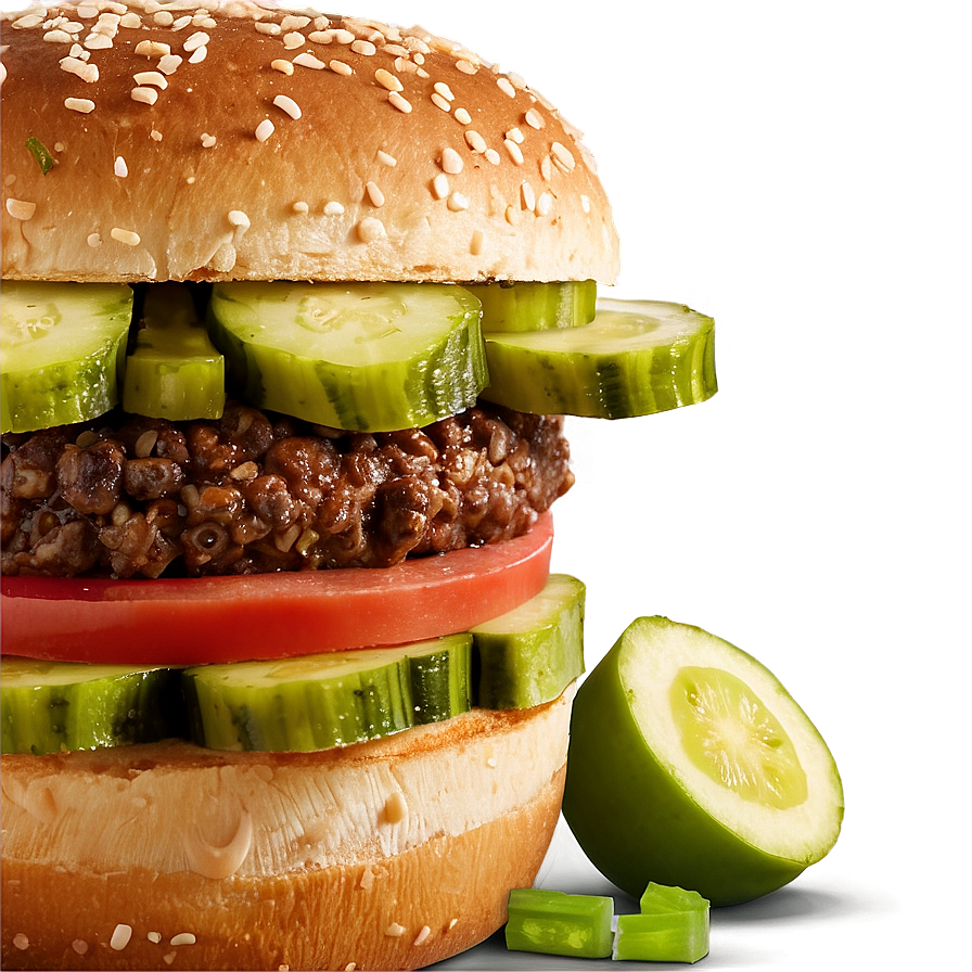Whopper With Pickles Png 06132024 PNG