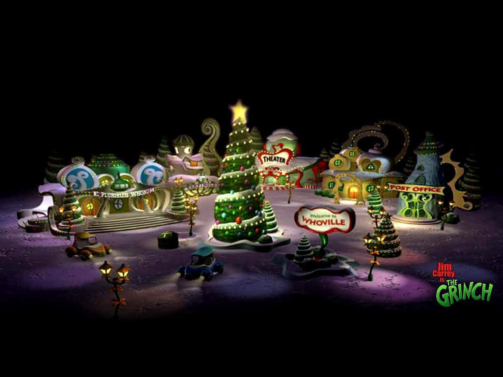 "Welcome to the town of Whoville, where its citizens are as welcoming as they are small!" Wallpaper