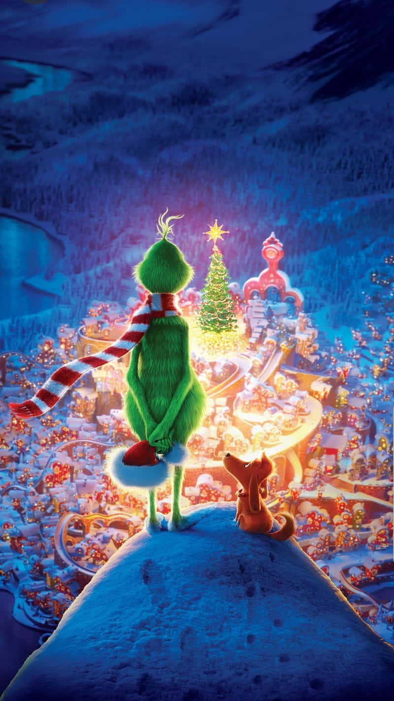 The Grinch Christmas Movie Poster Wallpaper