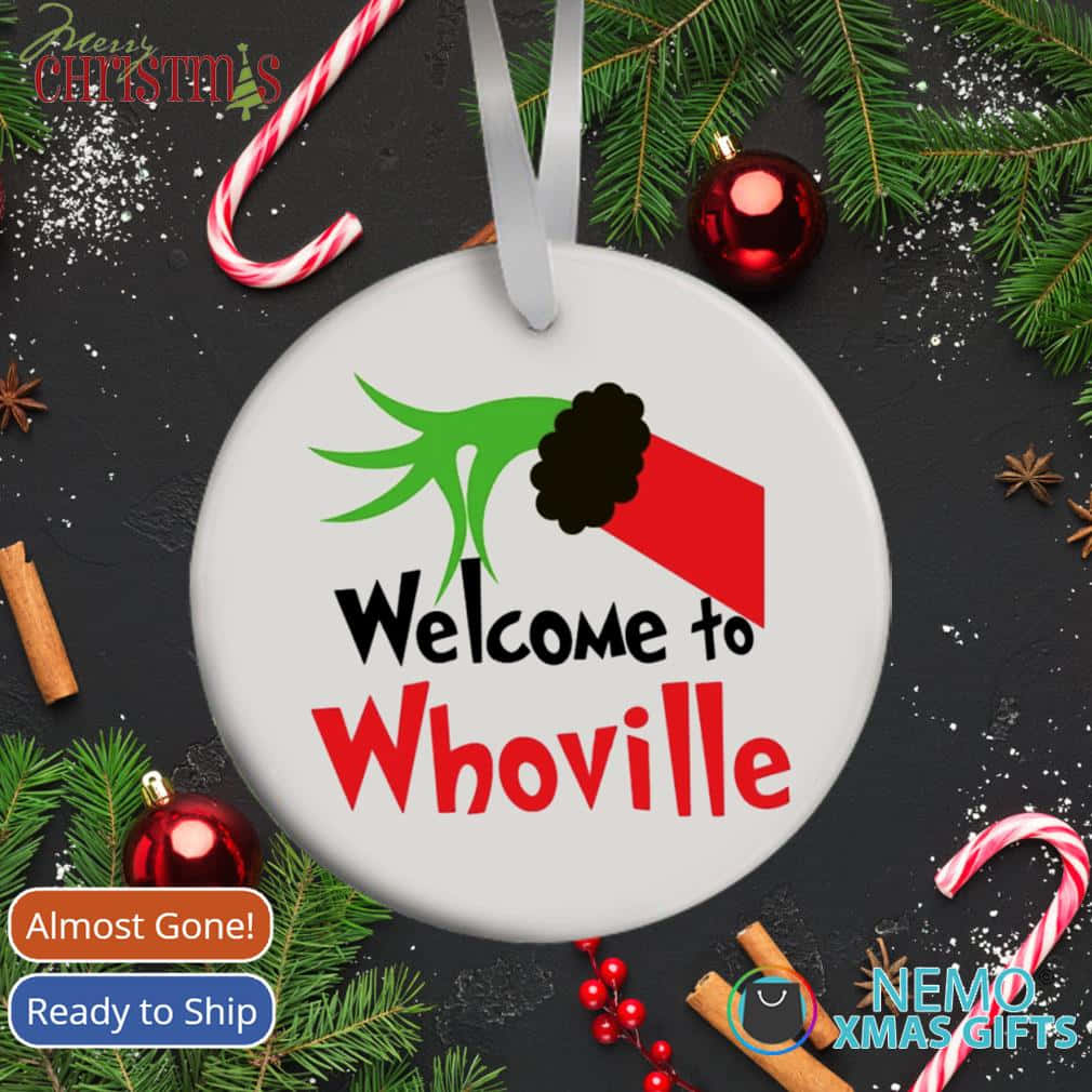 Benvenutiall'ornamento Natalizio Di Whoville