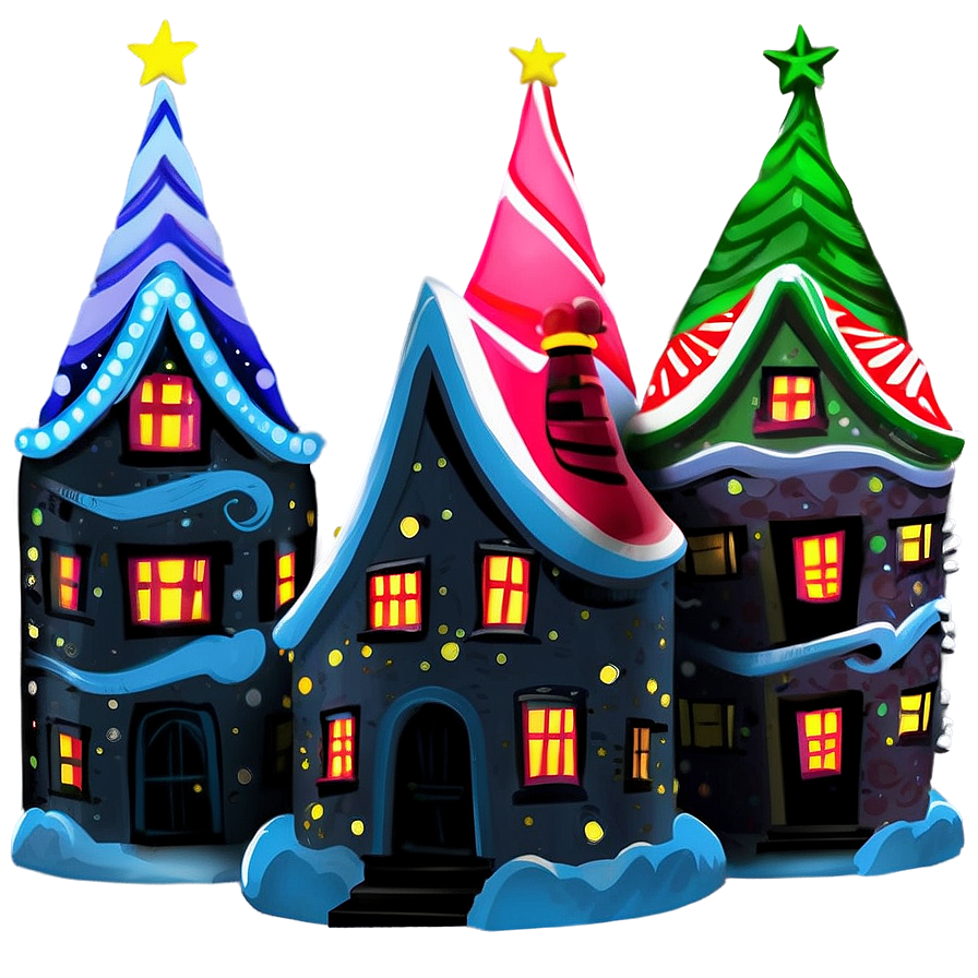 Whoville Christmas Village Png 6 PNG