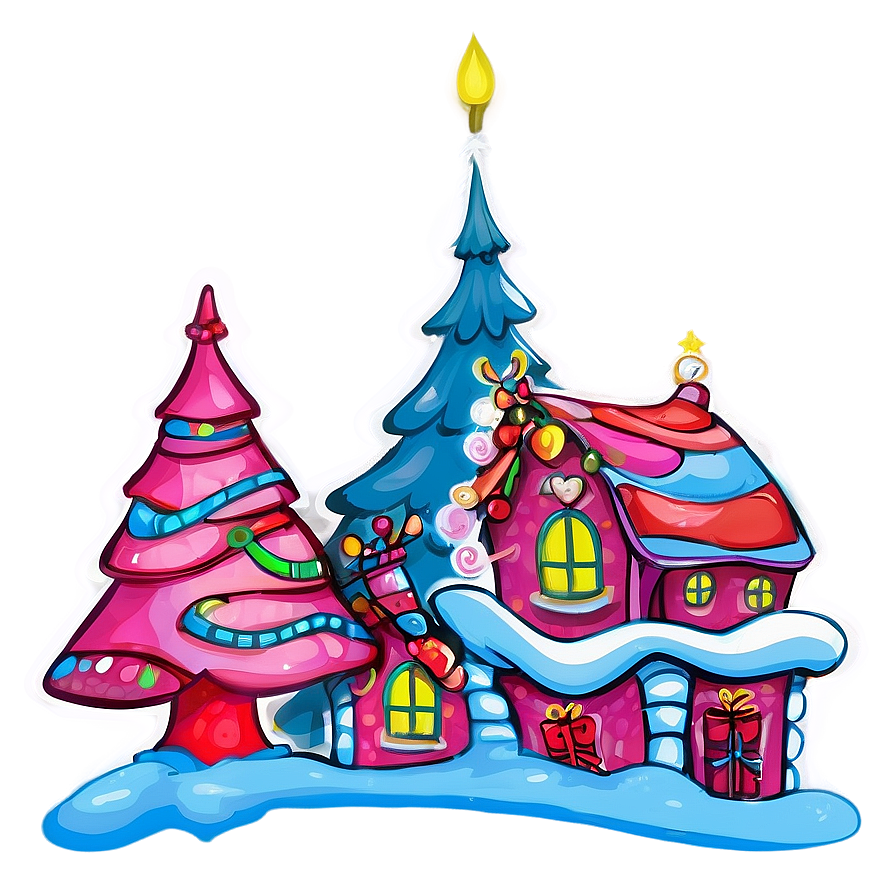 Whoville Festive Background Png 77 PNG