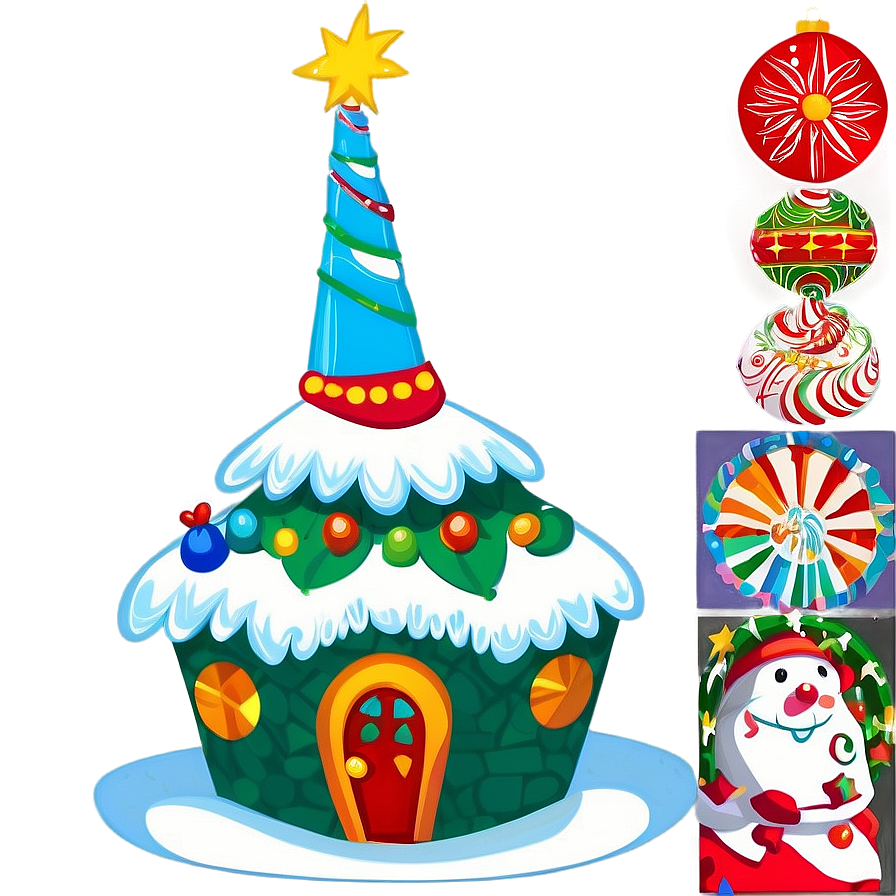 Whoville Holiday Decoration Png Xpt31 PNG