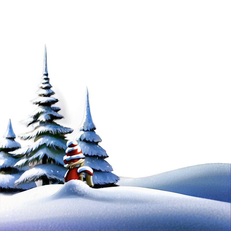 Whoville Snowy Landscape Png Iba70 PNG